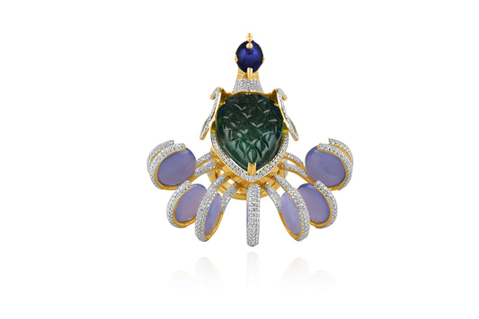 Majestic Peacock Ring