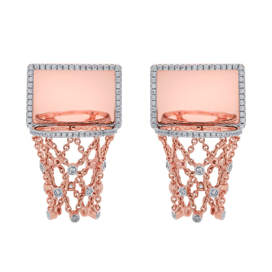 Basketball Hoop Earrings