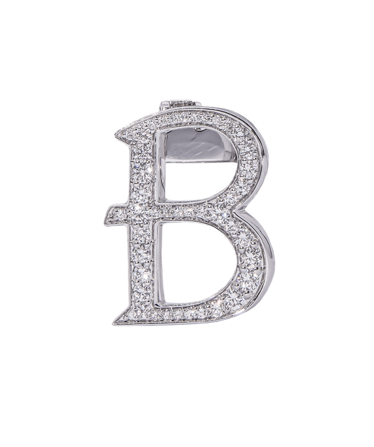 Alphabet 'B' Bag Bijoux with Natural Diamonds