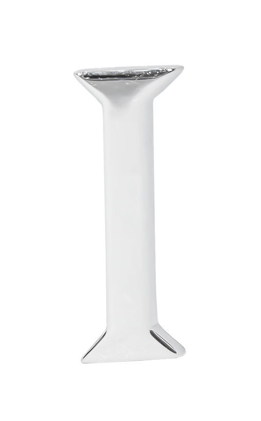 Alphabet 'I' Bag Bijoux Plain 18K White Gold