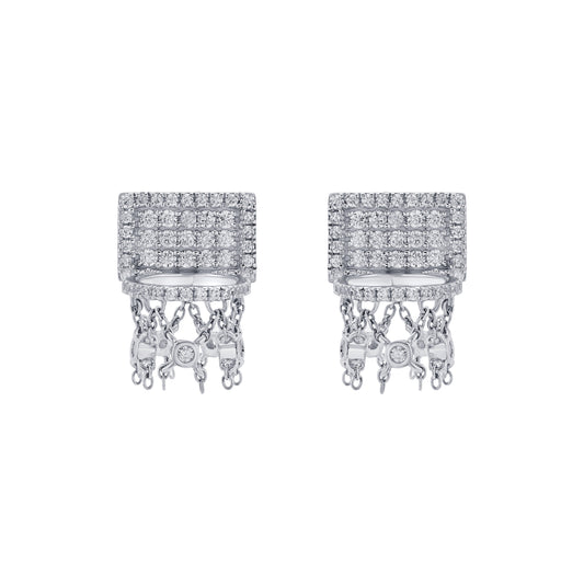 Mini Basketball Hoop Earrings