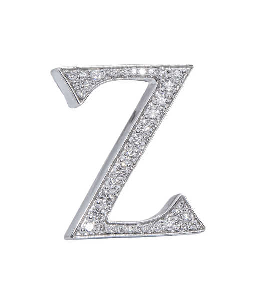 Alphabet 'Z' Bag Bijoux with Natural Diamonds