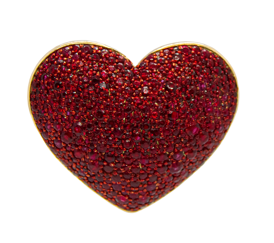 Ruby Heart Customized Bag Bijoux