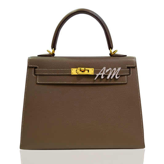 Alphabet Customized Cursive Bag Bijoux