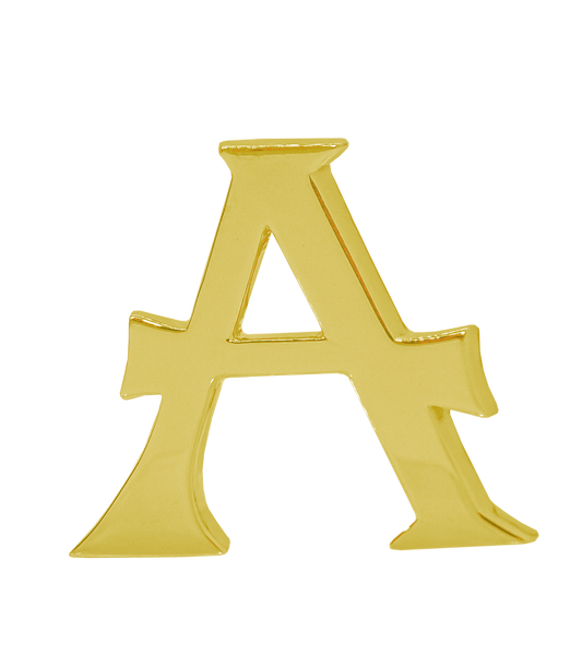 Bag Bijoux by ASHNA MEHTA -  Alphabet Plain Yellow Gold