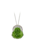 Jade Buddah Pendant with 18