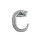 Alphabet 'C' Bag Bijoux with Natural Diamonds