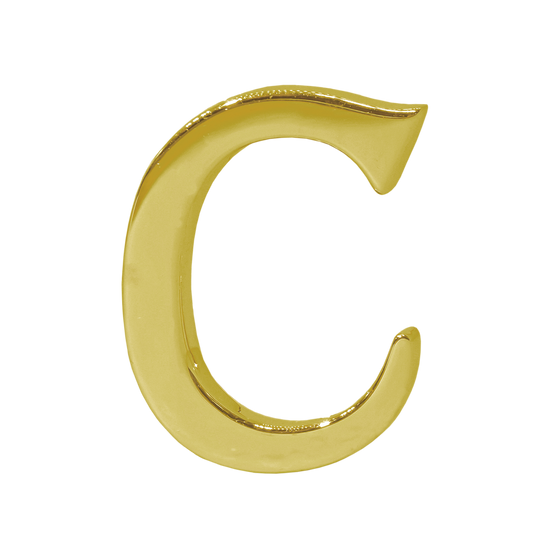Alphabet 'C' Bag Bijoux Plain 18K Yellow Gold