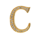 Alphabet 'C' Bag Bijoux with Natural Diamonds