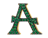 Alphabet Bag Bijoux Natural Emeralds