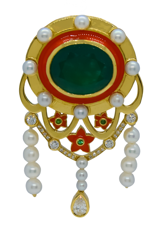 Vintage Flower Customized Bag Bijoux