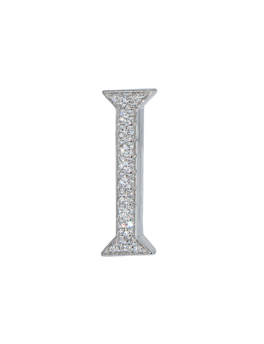 Alphabet 'I' Bag Bijoux with Natural Diamonds