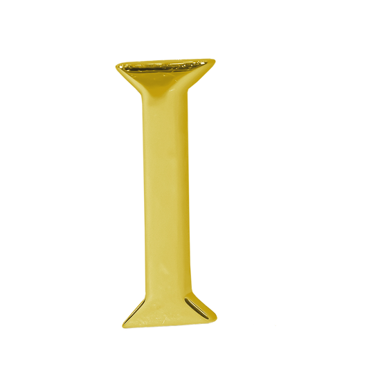 Alphabet 'I' Bag Bijoux Plain 18K Yellow Gold