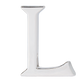 Alphabet 'L' Bag Bijoux Plain 18K White Gold