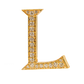 Alphabet 'L' Bag Bijoux with Natural Diamonds