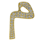 Bag Bijoux by ASHNA MEHTA - Alphabet 'M' Customized Yellow Gold Diamond