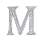 Alphabet 'M' Bag Bijoux with Natural Diamonds