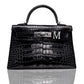Alphabet 'M' Bag Bijoux with Natural Diamonds