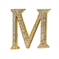Alphabet 'M' Bag Bijoux with Natural Diamonds