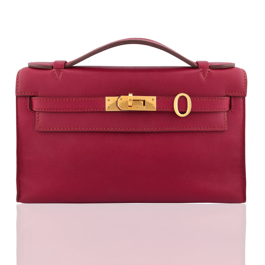 Alphabet 'O' Bag Bijoux Plain Yellow Gold