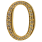 Alphabet 'O' Bag Bijoux with Natural Diamonds