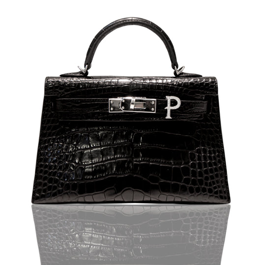 Bag Bijoux by ASHNA MEHTA - Alphabet 'P' with Natural Diamonds