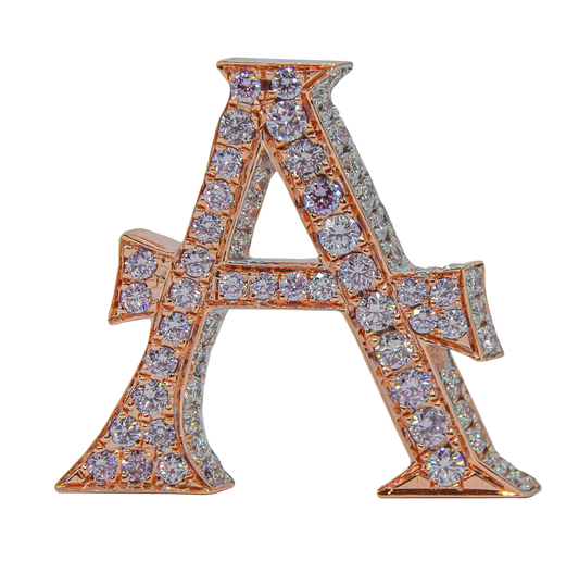 Bag Bijoux by ASHNA MEHTA -  Alphabet Customized Pink Diamond