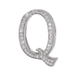 Alphabet 'Q' Bag Bijoux with Natural Diamonds