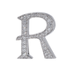 Alphabet 'R' Bag Bijoux with Natural Diamonds