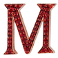 Alphabet Bag Bijoux with Natural Ruby