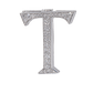 Alphabet 'T' Bag Bijoux with Natural Diamonds