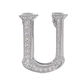 Alphabet 'U' Bag Bijoux with Natural Diamonds