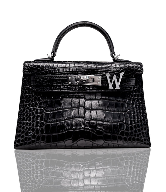 Bag Bijoux by ASHNA MEHTA - Alphabet 'W' with Natural Diamonds