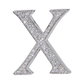 Alphabet 'X' Bag Bijoux with Natural Diamonds