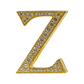 Alphabet 'Z' Bag Bijoux with Natural Diamonds
