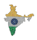 India Flag Bag Bijoux