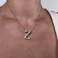 Alphabet 'Z' Bag Bijoux with Natural Diamonds