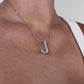 Alphabet 'J' Bag Bijoux with Natural Diamonds