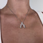 Alphabet 'A' Bag Bijoux with Natural Diamonds