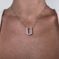 Alphabet 'U' Bag Bijoux with Natural Diamonds